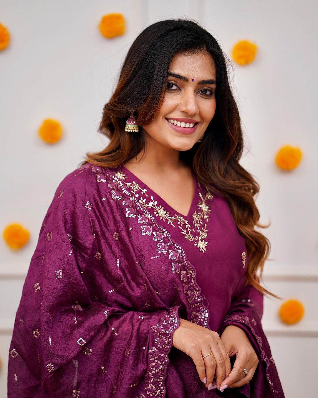 Women Embroidered Anarkali Kurta Set