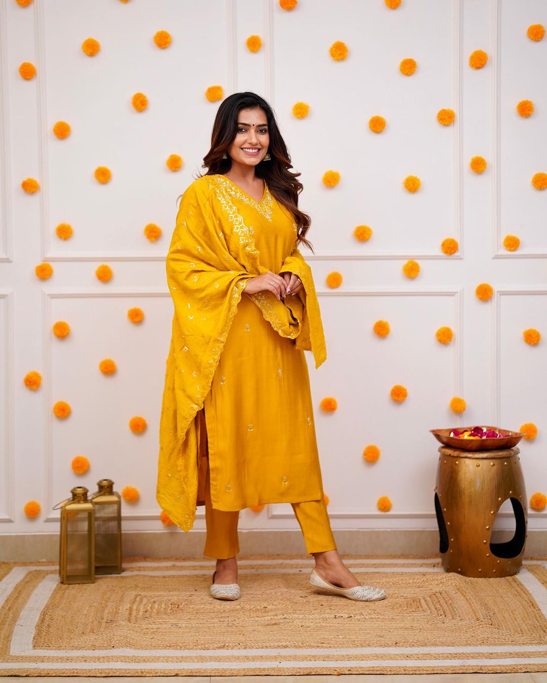 Women Embroidered Anarkali Kurta Set