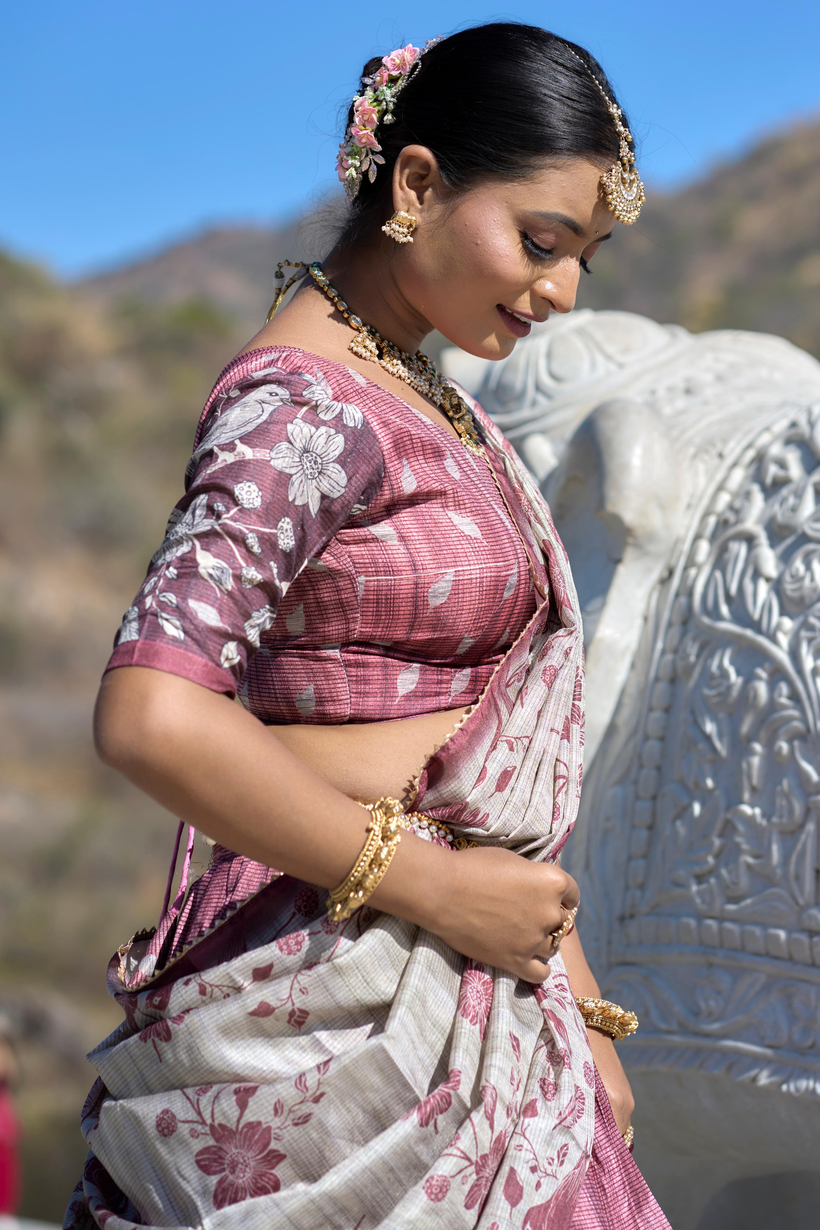 Designer Kalamkari Lehenga Choli