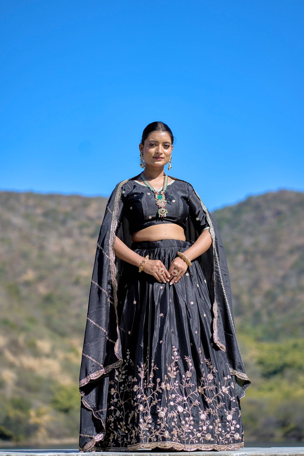 Indian Kalamkari Designer Lehenga