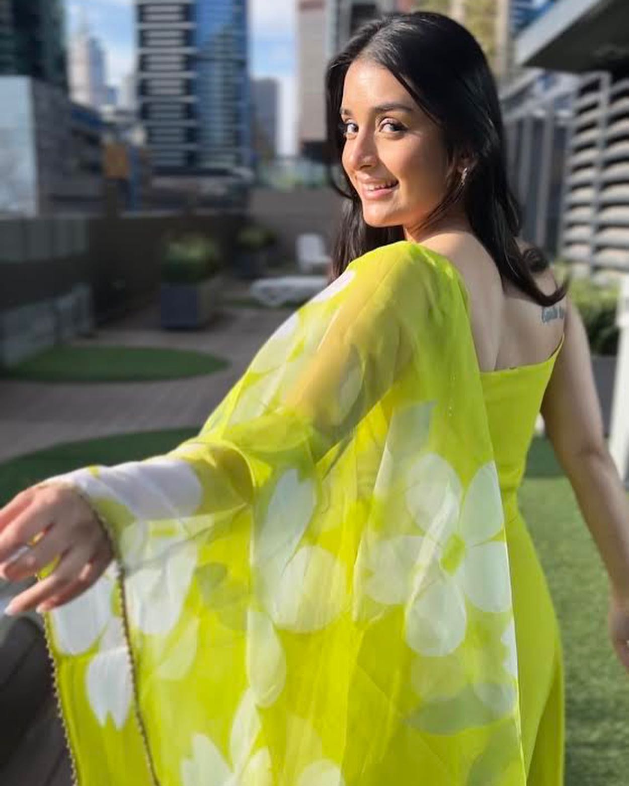 Women Floral Print Anarkali Kurta Set with Dupatta