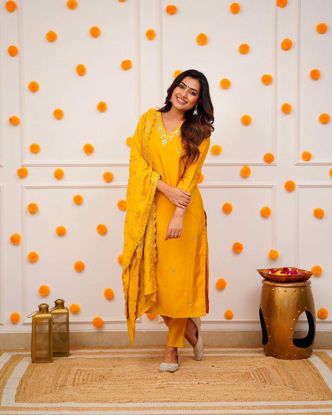 Women Embroidered Anarkali Kurta Set